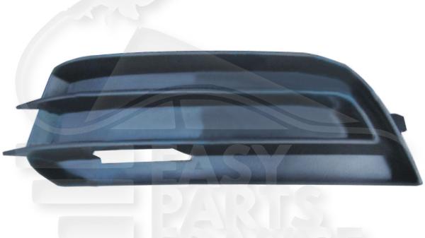 Grille de pare-chocs avant gauche conducteur sans antibrouillard Audi A1 — Réf. 8X080768101C