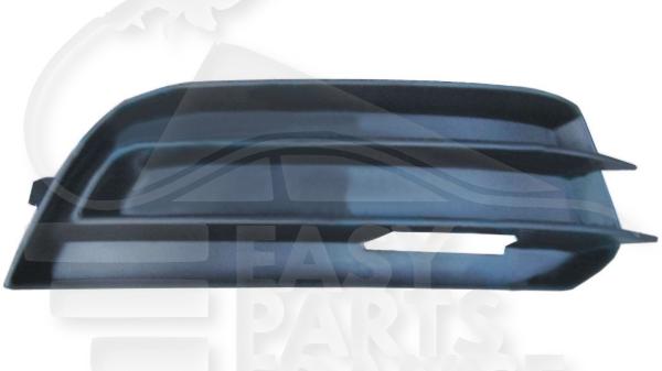 Grille de pare-chocs avant droit passager sans antibrouillard Audi A1 — Réf. 8X080768201C