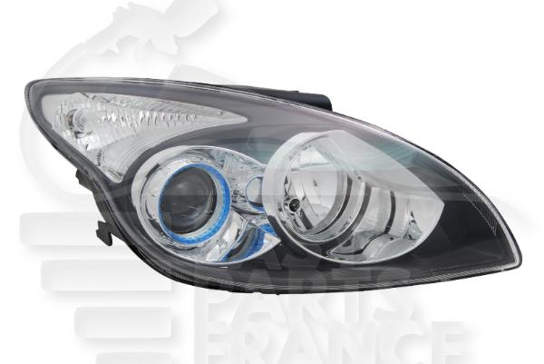 Optique avant droit passager H1+H7 électrique sans moteur f / noir Hyundai I- 30 — Réf. 921022R000