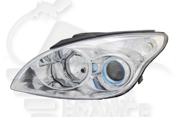 Optique avant gauche conducteur H1+H7 électrique sans moteur f / chromé Hyundai I- 30 — Réf. 921032L020