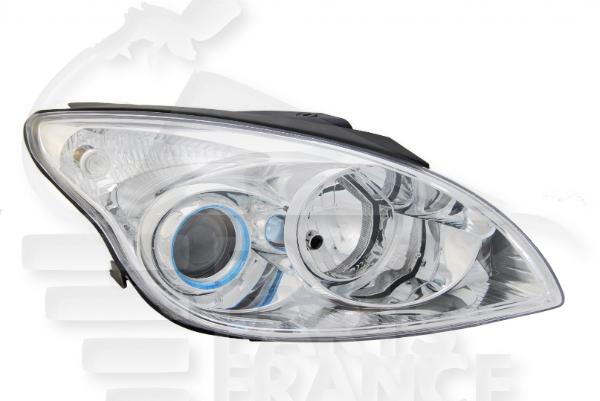 Optique avant droit passager H1+H7 électrique sans moteur f / chromé Hyundai I- 30 — Réf. 921042L020