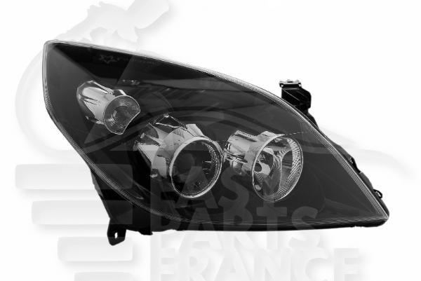 Optique avant droit passager H7+H1 électrique sans moteur f / noir Opel Vectra — Réf. 93179919