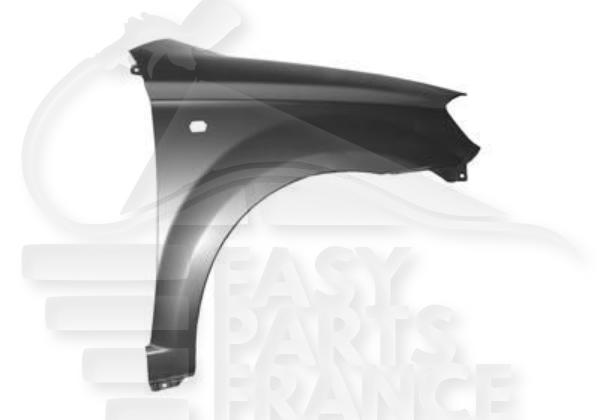 Aile avant droit passager avec emplacement feu Chevrolet Aveo 4 Ptes — Réf. 95198266