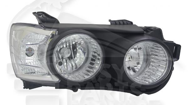 Optique avant droit passager H7+H7 électrique avec moteur f / noir Chevrolet Aveo — Réf. 96831062