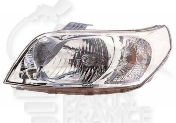 Optique avant gauche conducteur H4 électrique avec moteur Chevrolet Aveo 3/5 Ptes — Réf. 96995727