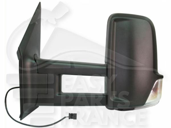 Rétroviseur gauche conducteur manuel 2 pins avec feu bras long Volkswagen Sprinter — Réf. A0008108119