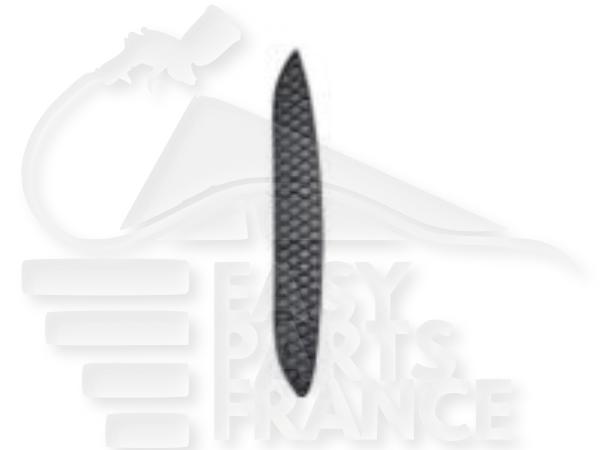 Grille de pare-chocs arrière droit passager noire - version Amg Mercedes Classe A W177 — Réf. A1778852801