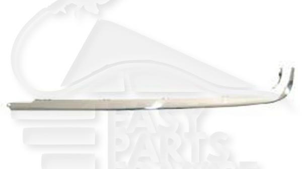 Moulure de pare-chocs arrière droit passager chromée -> Mercedes Classe C W 202 Tt Type — Réf. A2028850474