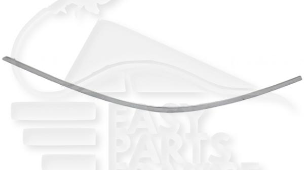 Moulure de pare-chocs arrière gauche conducteur chromée version avantgarde / elegance - 4 portes Mercedes Classe C W 204 Eleg/Ava — Réf. A2048852921