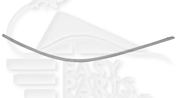 Moulure de pare-chocs arrière droit passager chromée version avantgarde / elegance - 4 portes Mercedes Classe C W 204 Eleg/Ava — Réf. A2048853021