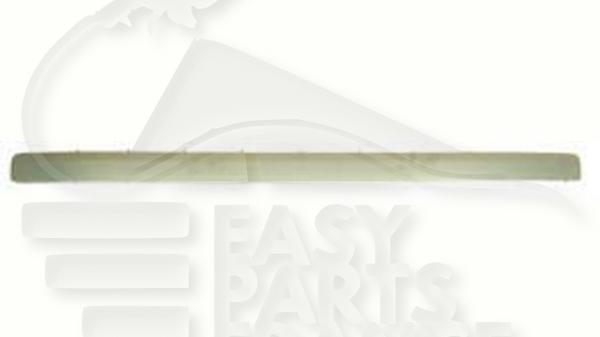 Moulure centrale de pare-chocs arrière sans jonc chromé avec packcontrol version avantgarde Mercedes Classe E W211 — Réf. A2118850021