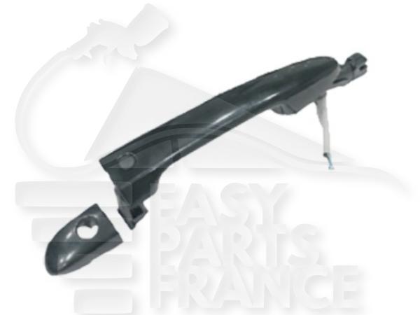 Poignée de portes extérieur avant gauche conducteur à peindre avec smart entry - avec capteur - avec trou barillet Mazda 2 — Réf. DF7359415DPZ