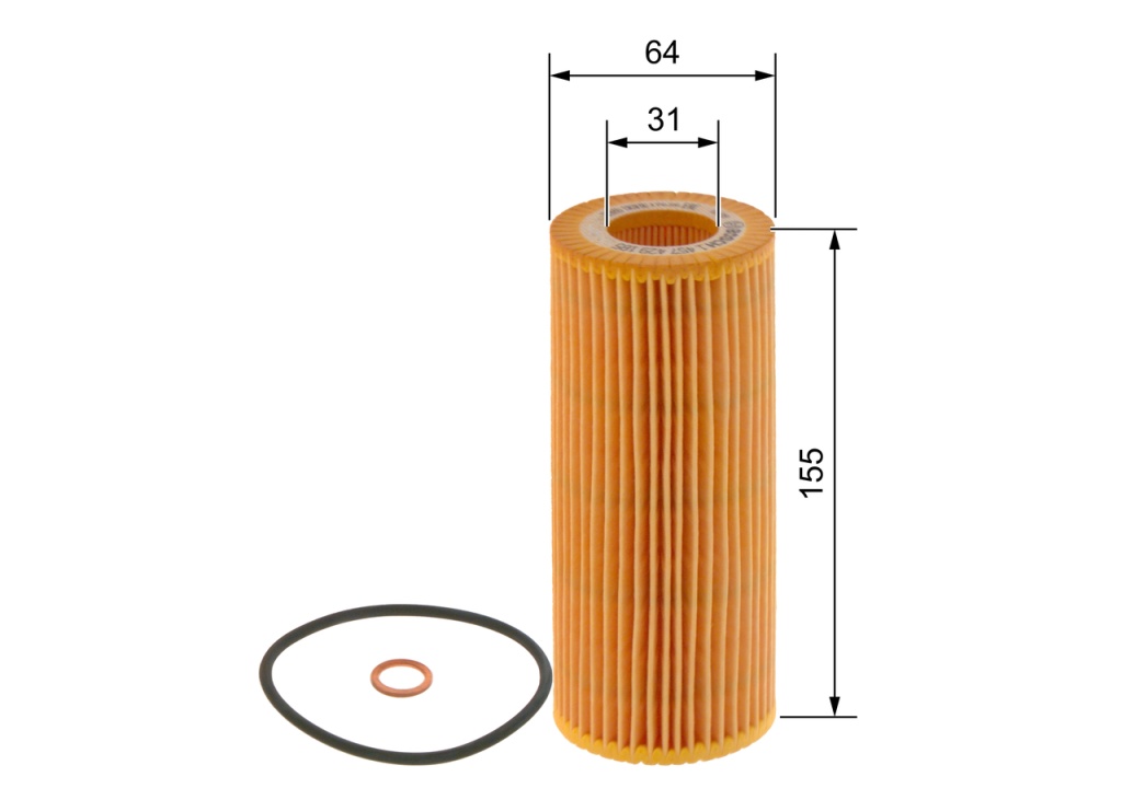 Filtre à huile Bmw 3 E36 94> E90 320 d — Réf. BS 1 457 429 185