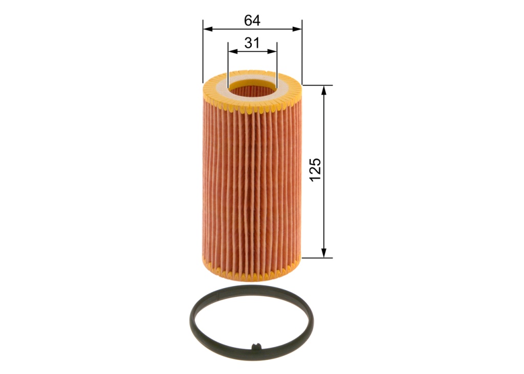 Filtre à huile Audi A4 B5 94> 2.0 tfsi — Réf. BS 1 457 429 243