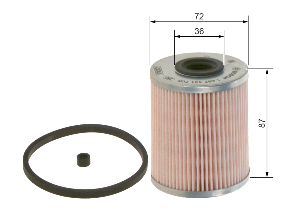 Filtre à carburant Renault Master II 98> 2.8 dti — Réf. BS 1 457 431 705