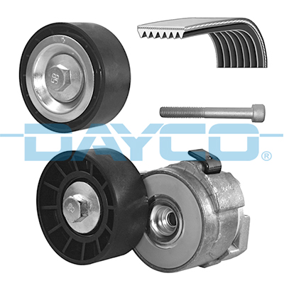 Courroie trapézoïdale à nervures Iveco Daily 14> tendeurs 2.3JTD 33S11, 35S11 — Réf. DY KPV285