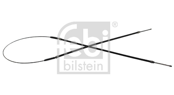Tirette à câble, frein de stationnement Fiat Ducato 90> arrière g/d 2.5 td — Réf. FEB 12382