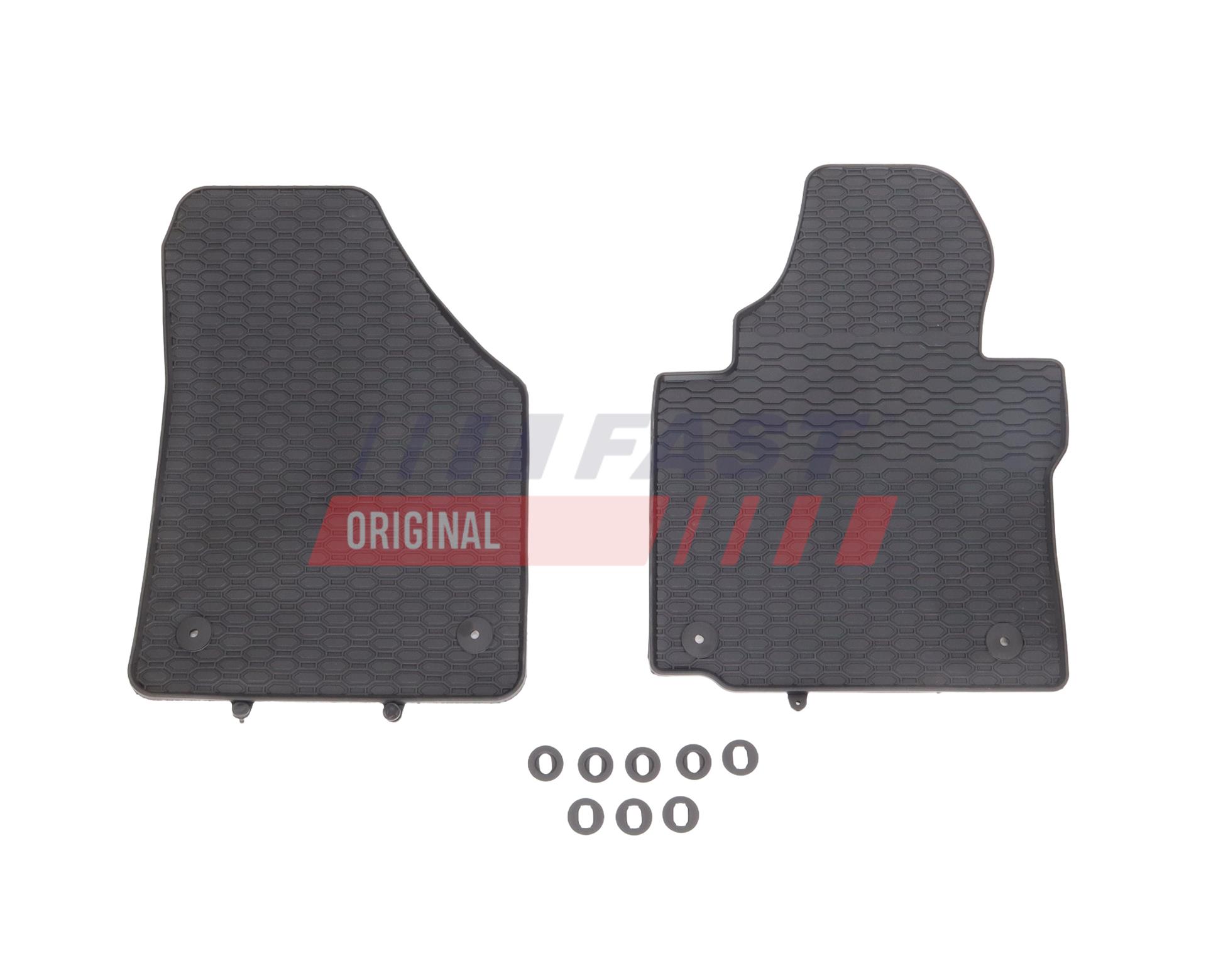 Tapis bac auto Vw Caddy III 03> caoutchouc avant — Réf. FT14699