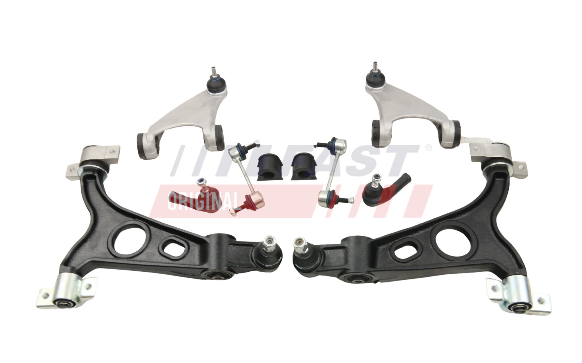 Jeu de bras de liaison, suspension de roue alfa 147 /156 00> set avant g+d — Réf. FT15005