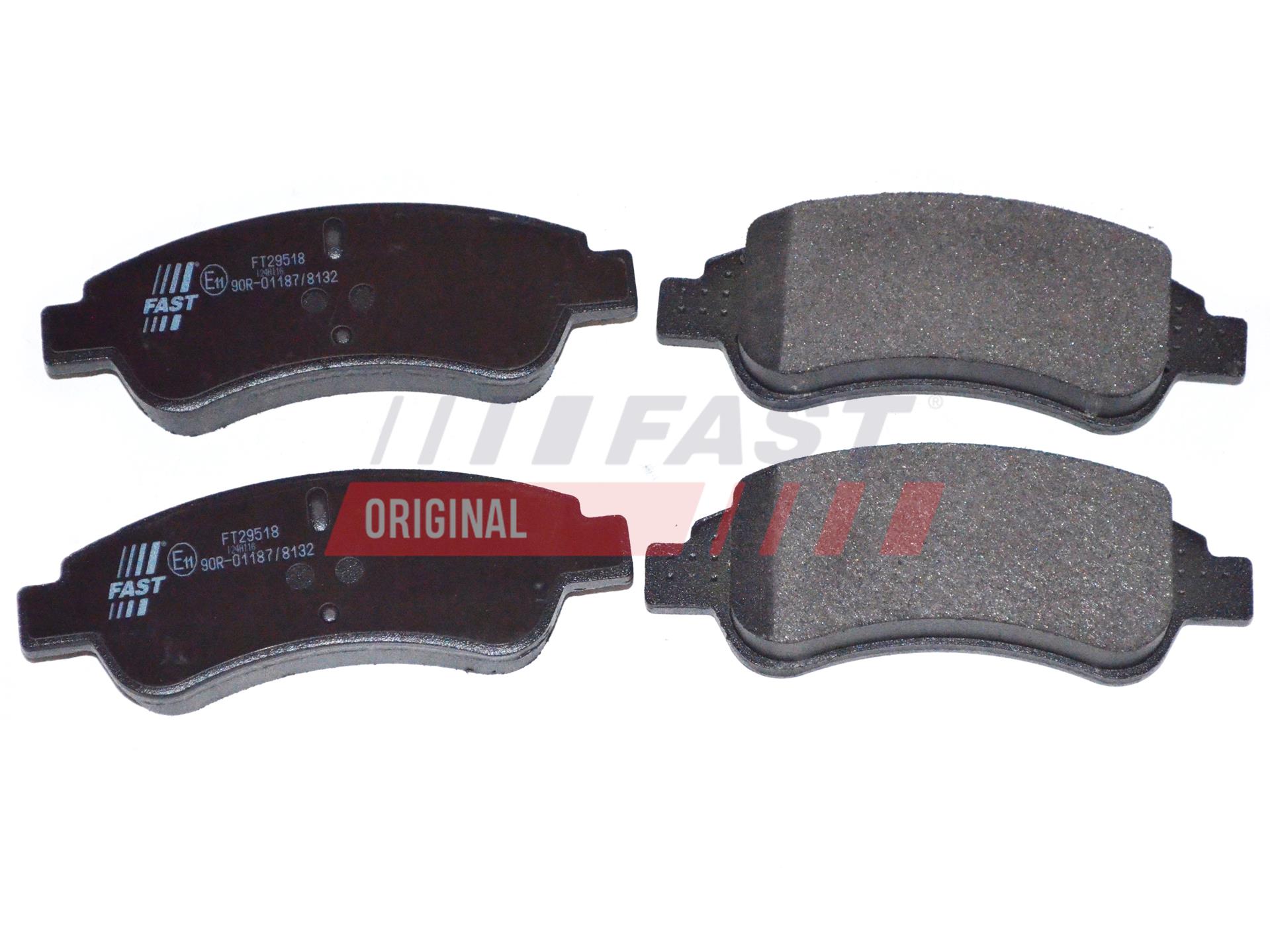 Plaquettes de frein Citroen Berlingo 96> avant sans capteur — Réf. FT29518