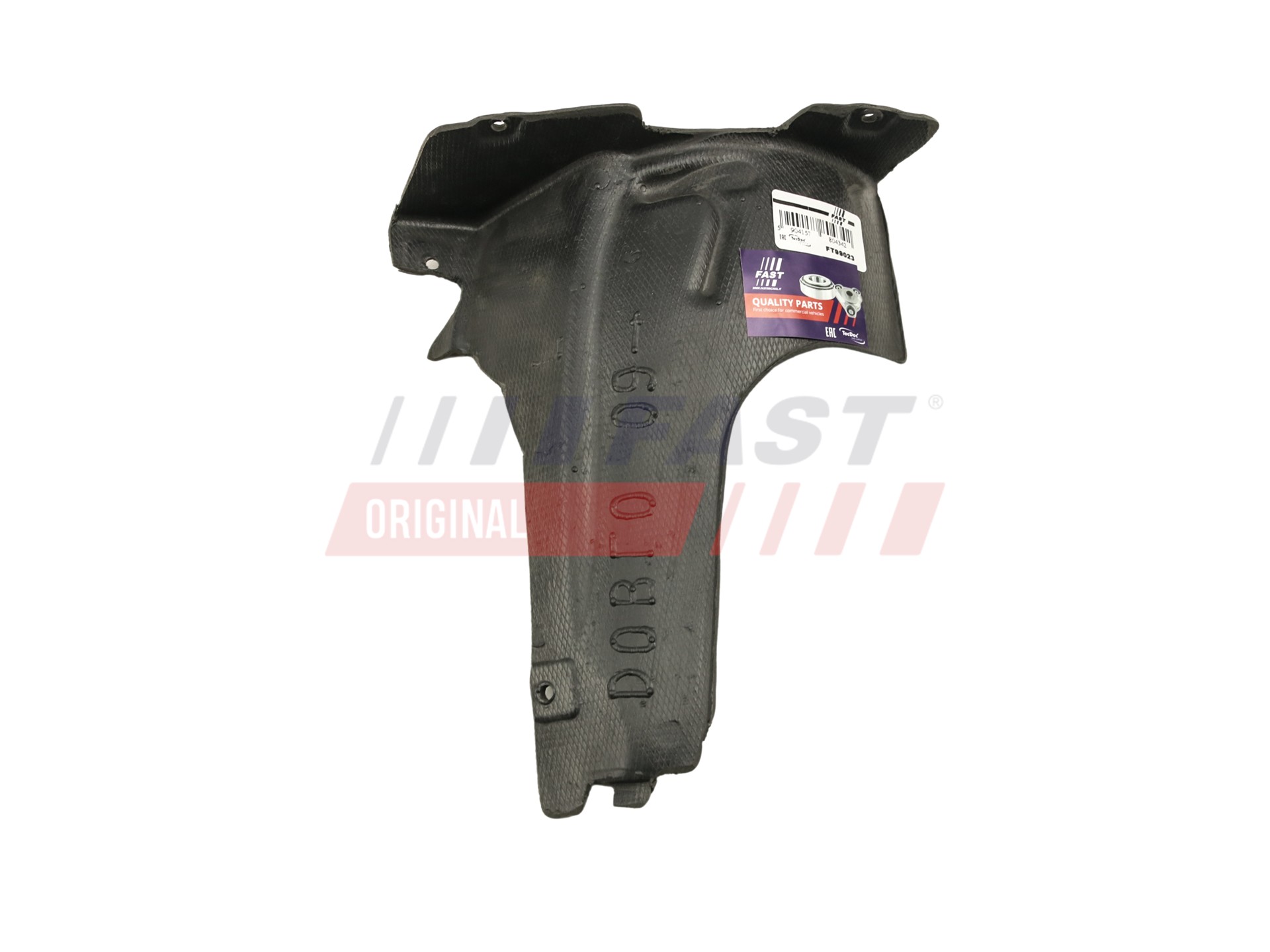 Cache protection sous moteur Fiat Doblo 09> gauche — Réf. FT99023