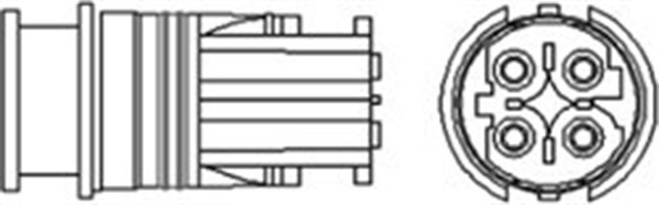 Sonde lambda - Bmw / Bmw Ogrzewana / dł: 300 / rezystancja [ohm] : 6 / dł : 300 / ilość rdzeni : 4 — Réf. MM OSM139