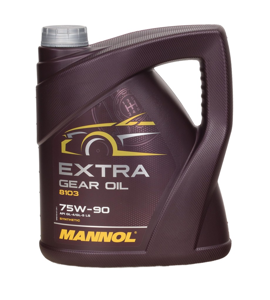 Huile pour boîte de vitesses - 75W90 mannol extra getriebeoel api GL-4/GL-5 ls (limited slip) — Réf. MNL 8103-4