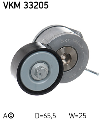 Tendeur de courroie trapézoïdale à nervures Fiat Scudo 07> 2.0 JTD — Réf. SKF VKM 33205