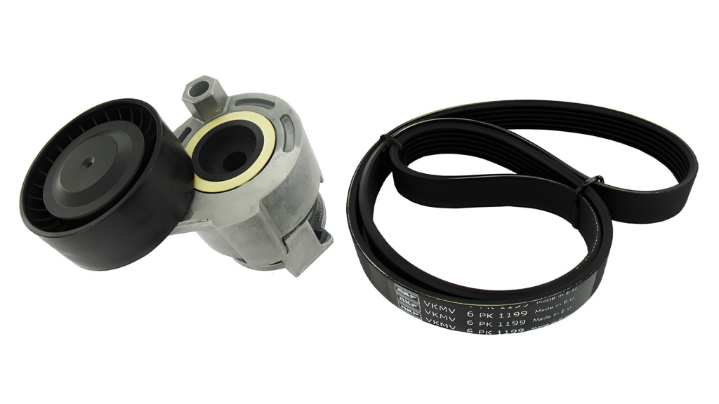 Courroie trapézoïdale à nervures Renault Kangoo II 08> tendeurs 1.5 dCi — Réf. SKF VKMA 36055