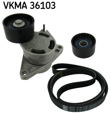 Courroie trapézoïdale à nervures Renault Master II 98> tendeurs 2.5 dCi — Réf. SKF VKMA 36103