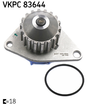Pompe à eau Fiat Fiorino 07> 1.4 — Réf. SKF VKPC 83644
