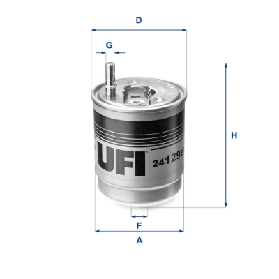 Filtre à carburant Hyundai I30 III 16> 1.6 CRDi 17> — Réf. UFI 24.129.00