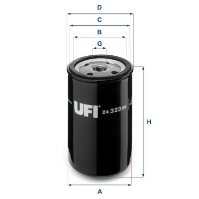 Filtre à carburant - Renault Truck Magnum — Réf. UFI 24.323.00