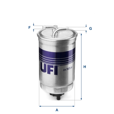 Filtre à carburant - Ford Mondeo 1.8TD/HONDA accord 2.0TDI/VW golf 1.6D 96> — Réf. UFI 24.365.00