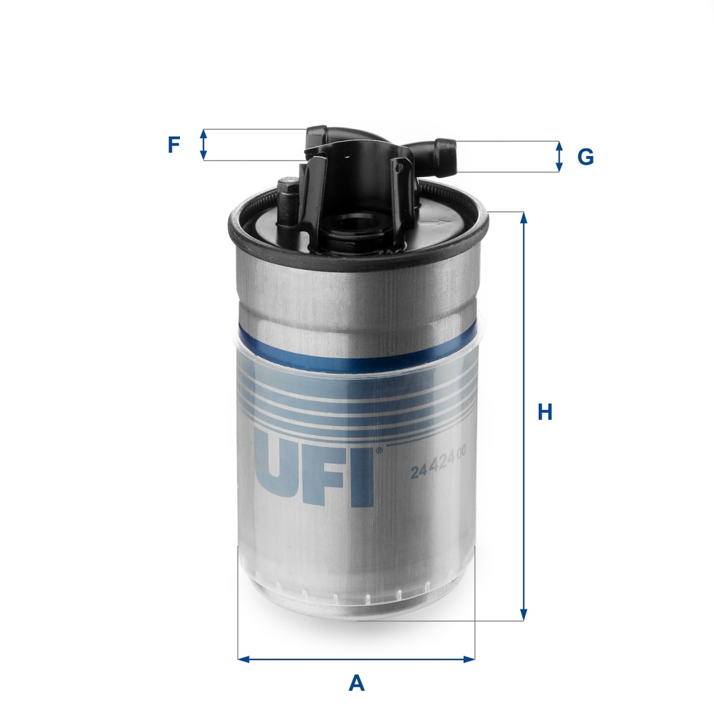 Filtre à carburant Audi A4 B5 94> 2.5 TDI — Réf. UFI 24.424.00