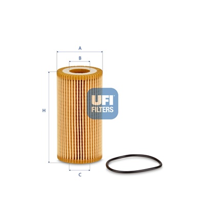 Filtre à huile - Audi A1 1.8/ A4 2.0/ A5 1.8 15> — Réf. UFI 25.153.00