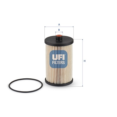 Filtre à carburant - Vw Crafter 2.5TDI 09> — Réf. UFI 26.012.00