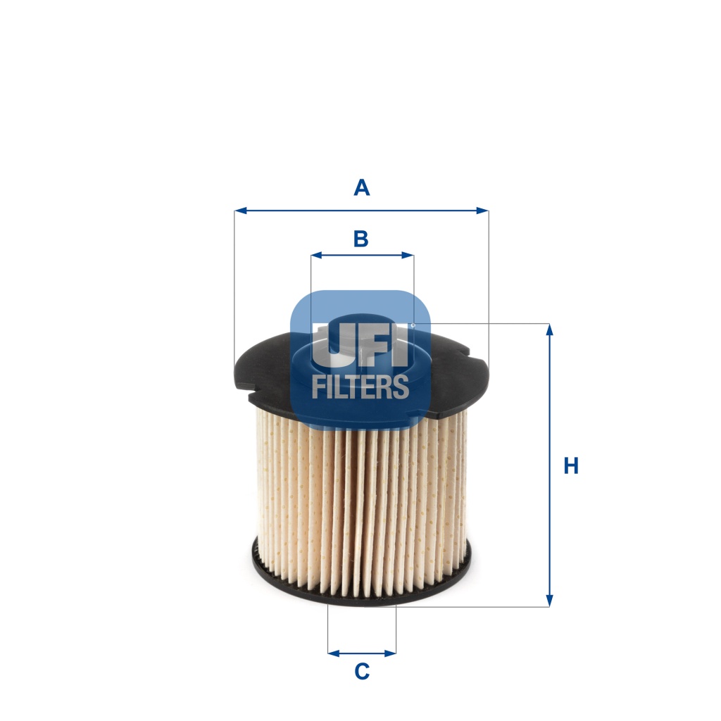 Filtre à carburant Citroen Berlingo 08> 1.6 bluehdi 100 14> — Réf. UFI 26.104.00