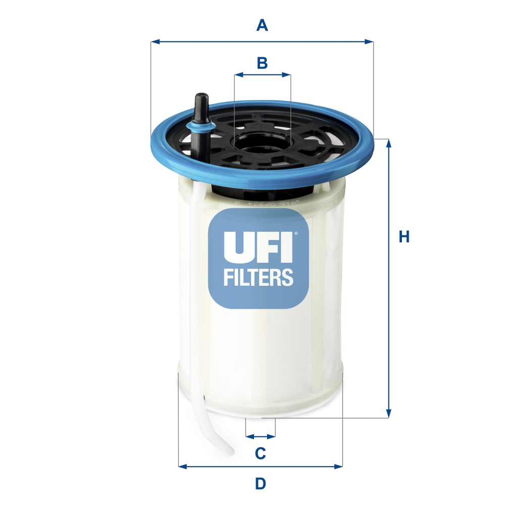 Filtre à carburant alfa stelvio 16> 2.2 d Q4 16> — Réf. UFI 26.H2O.00