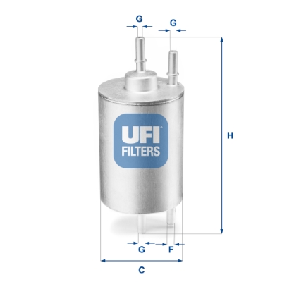 Filtre à carburant Audi A4 B5 94> 1.8 t quattro 03> — Réf. UFI 31.958.00