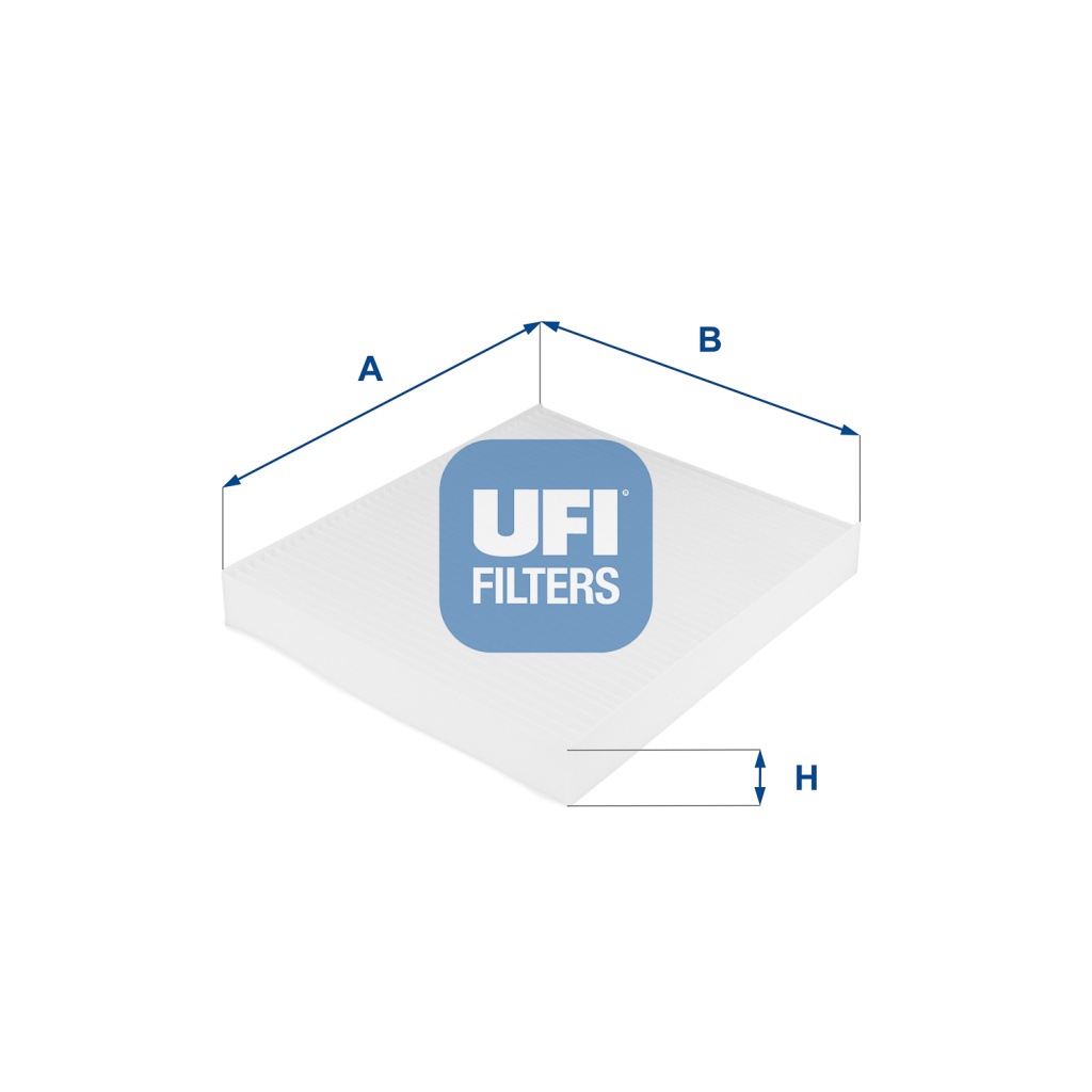 Filtre, air d'habitacle - Skoda Roomster Praktik (5J) [2007 - 03] [2015 - 05] — Réf. UFI 53.031.00