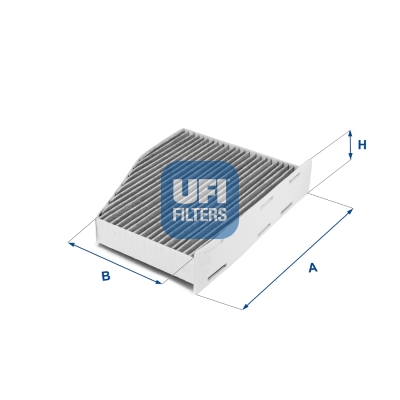 Filtre, air d'habitacle Vw Caddy IV 15> de charbon actif — Réf. UFI 54.124.00