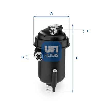 Filtre à carburant Fiat Ducato 02> 2.3JTD 05> — Réf. UFI 55.143.00